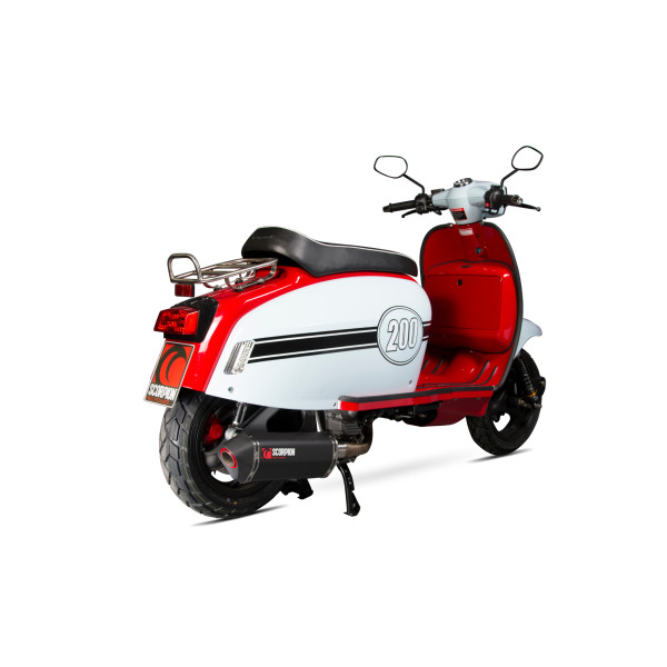 Scorpion Exhaust Scomadi TL200 2016 - 2017 Serket Parallel Full System Black Ceramic Coated Sleeve